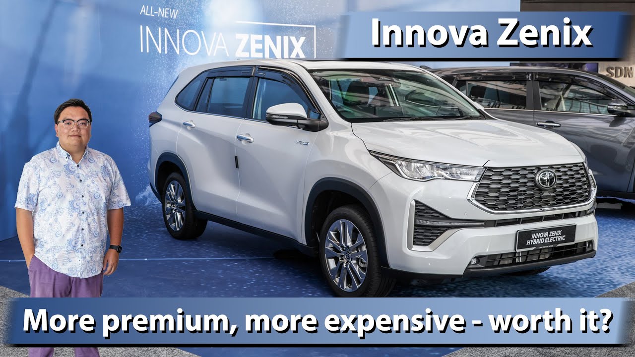 Toyota Innova Zenix Hybrid 2023 года в Малайзии — более премиальный, но и более дорогой, от 165 т...