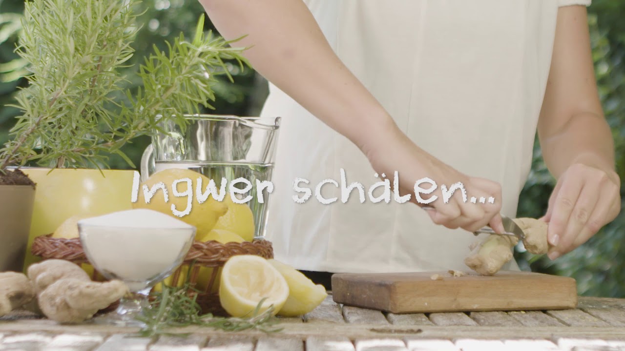 Ingwer-Zitronen-Rosmarin Limonade
