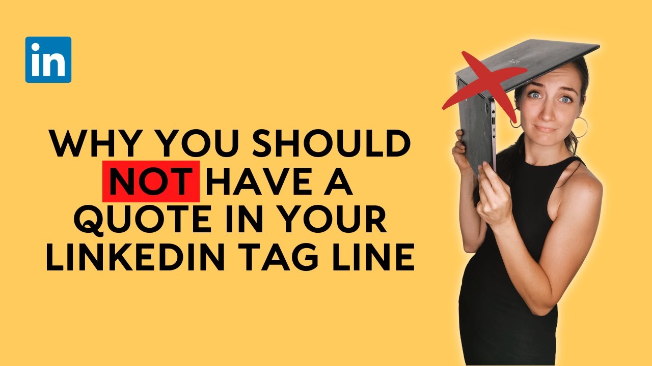 LinkedIn Profile Optimization: Do Not The This In Your Tagline! | Masterclass snippet