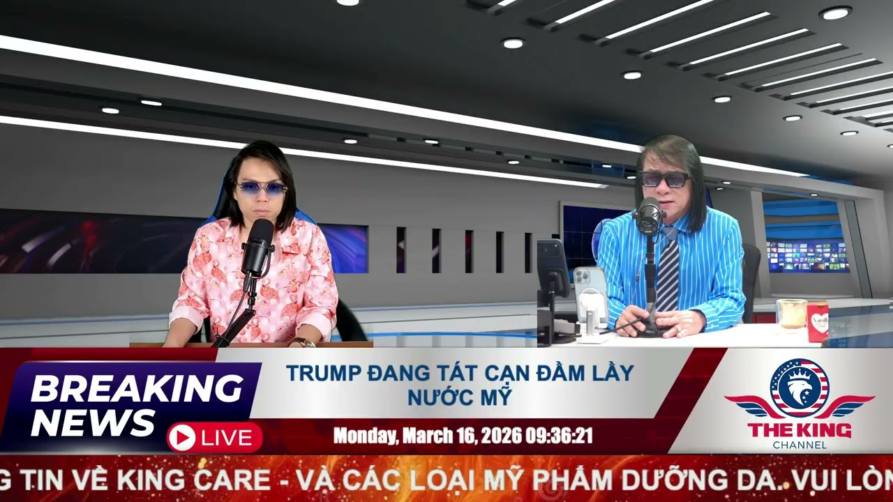 TRUMP ĐANG TÁT CẠN ĐẦM LẦY NƯỚC MỸ - 03/16/2026 - The KING Channel