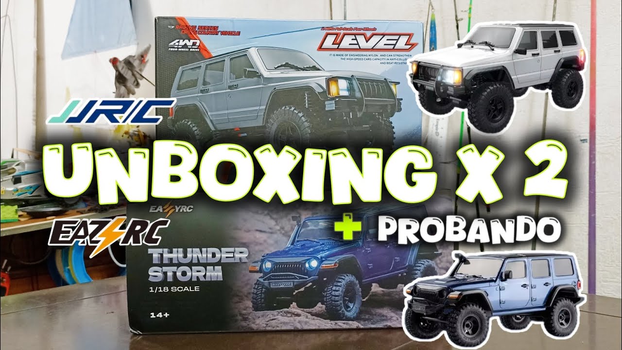Unboxing FMS Thunderstorm y JJRC C8809