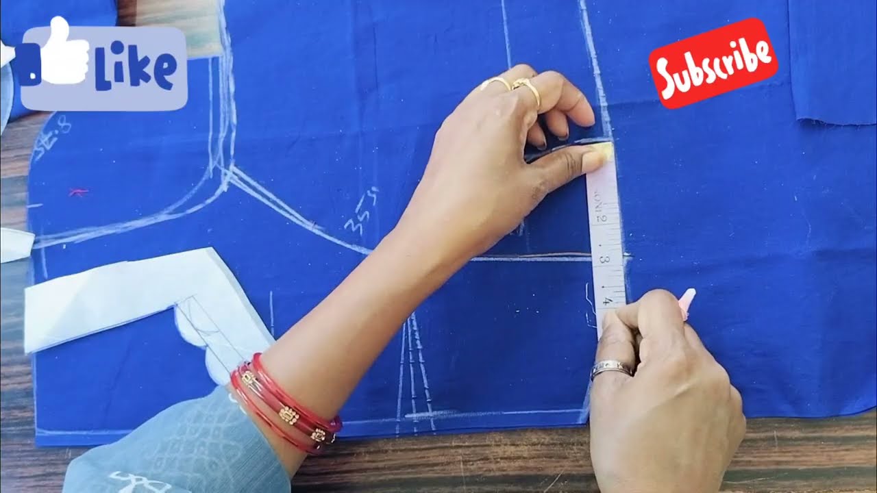 Part 2# 35size blouse princess and design blouse cutting #pavanitailoringvlogs 