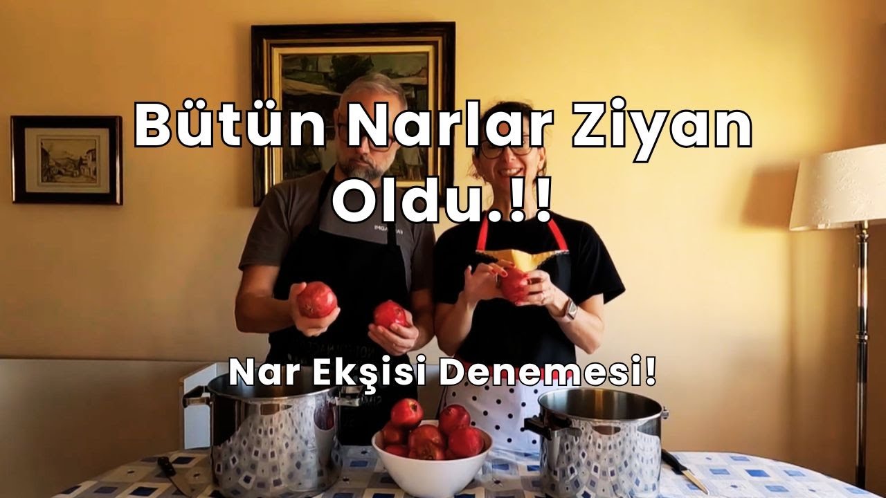 Evde Başarısız Nar Ekşisi Denemesi 😅 | Bahçeden Mutfağa Macera
