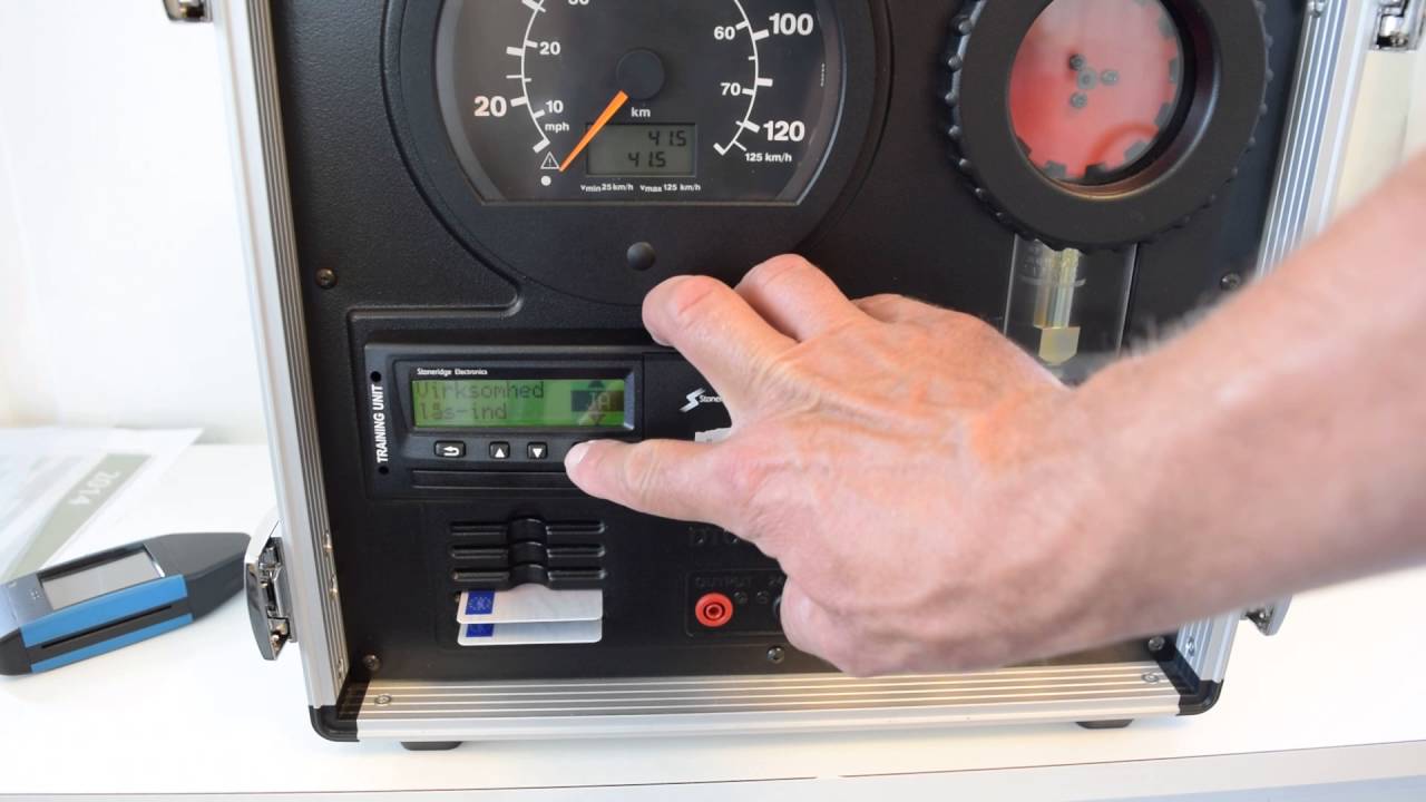Stoneridge SE5000 Exakt Duo2 log inn af virksomhedskort