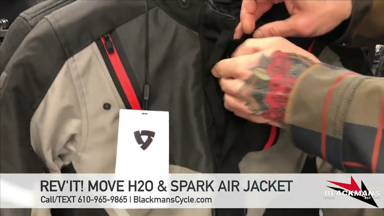 REV'IT! Move H20 and Spark Air Jacket Overview - @blackmanscycle