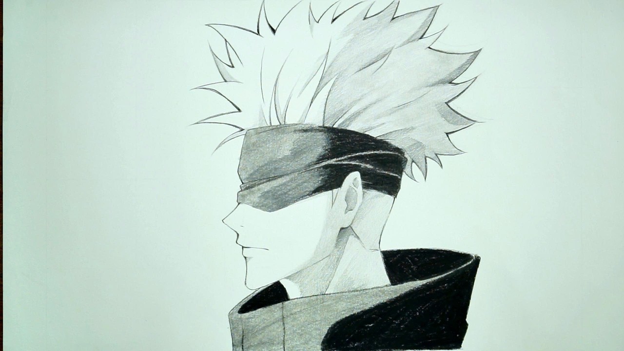 How To Draw Gojo Satoru | Step By Step | Jujutsu Kaisen