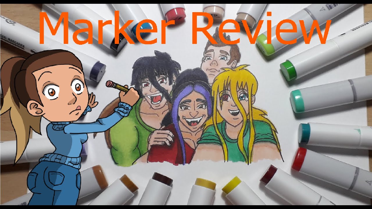 Marker review | Copic Sketch | Studio 71 | The Dracula Siblings selfie