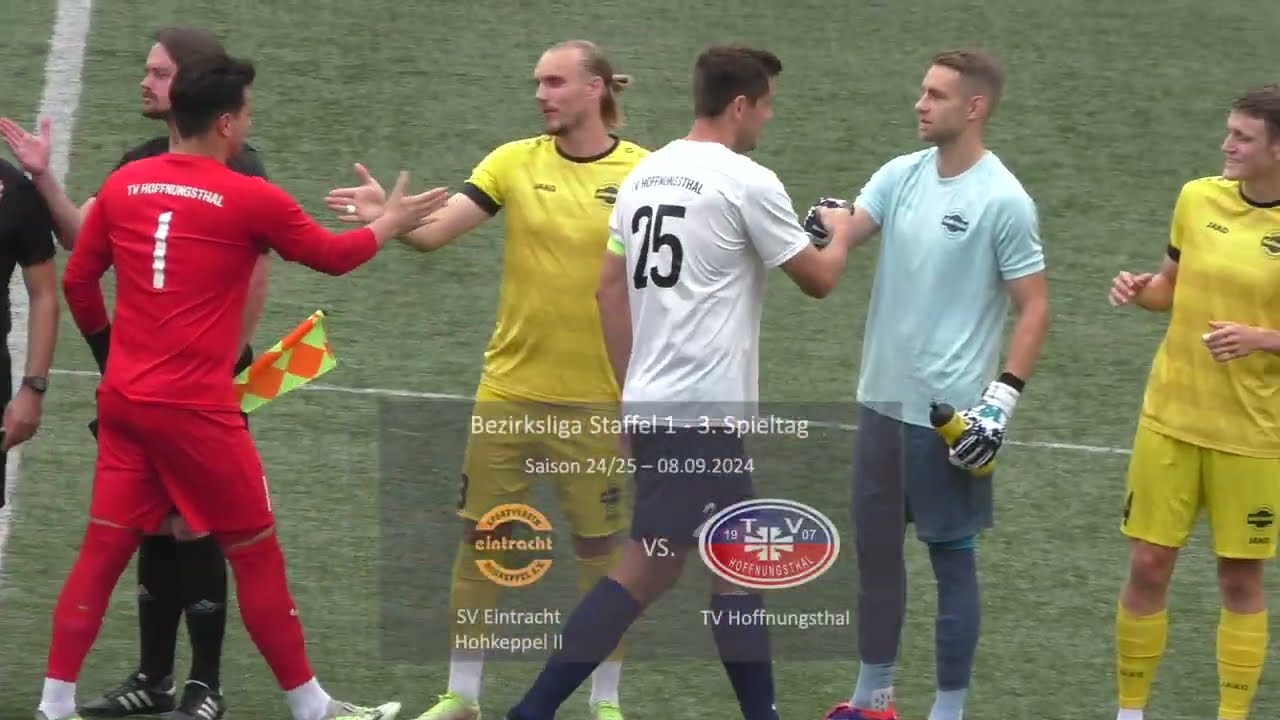 Bezirksliga Staffel 1 Mittelrhein | 3. Spieltag | SV Eintracht Hohkeppel II vs. TV Hoffnungsthal