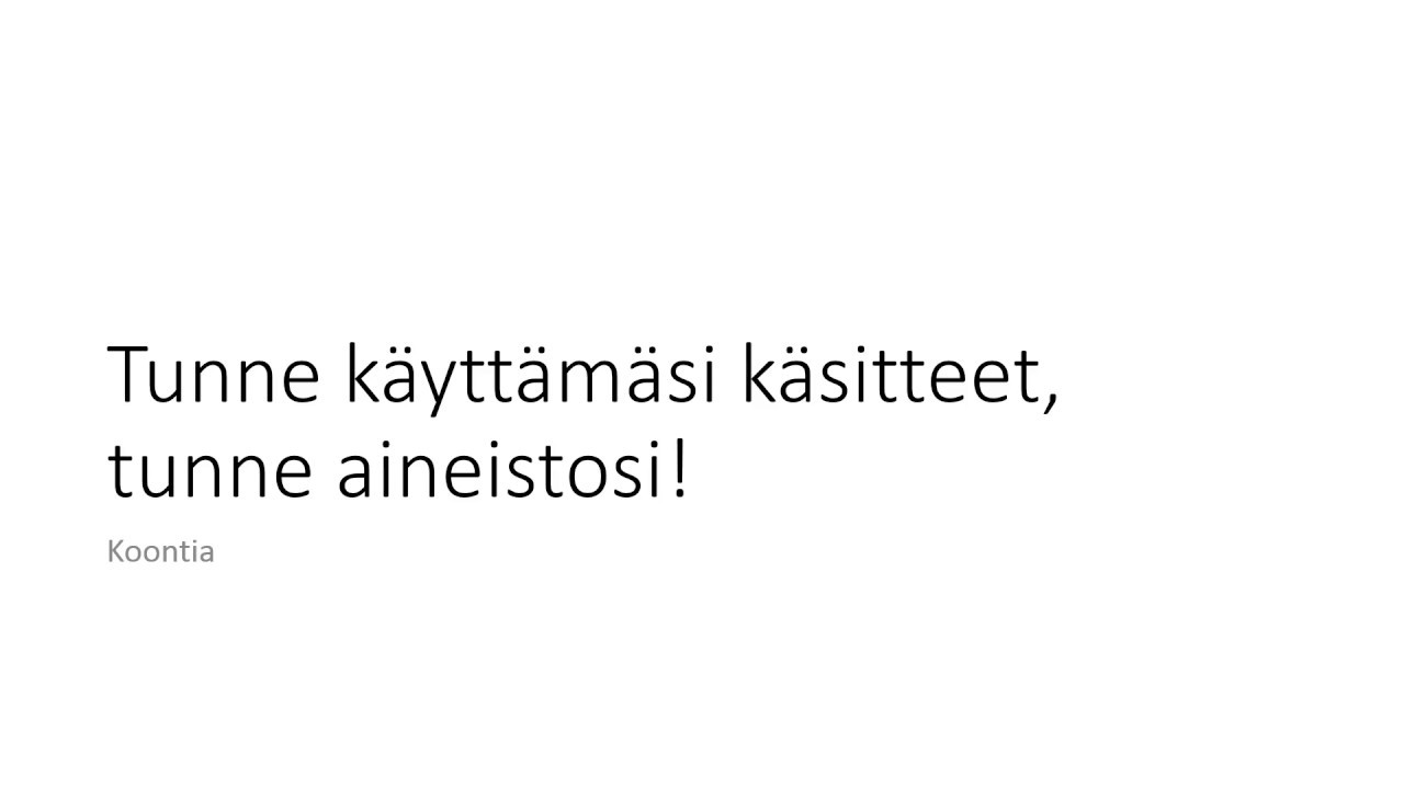 Aineistonkeruu ja -analyysi