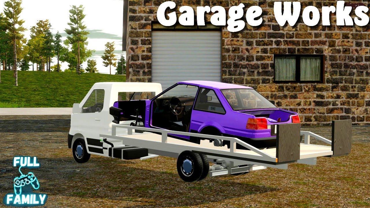 UN NOUVEAU JEU DE MECANIQUE AUTOMOBILE / Garage Works