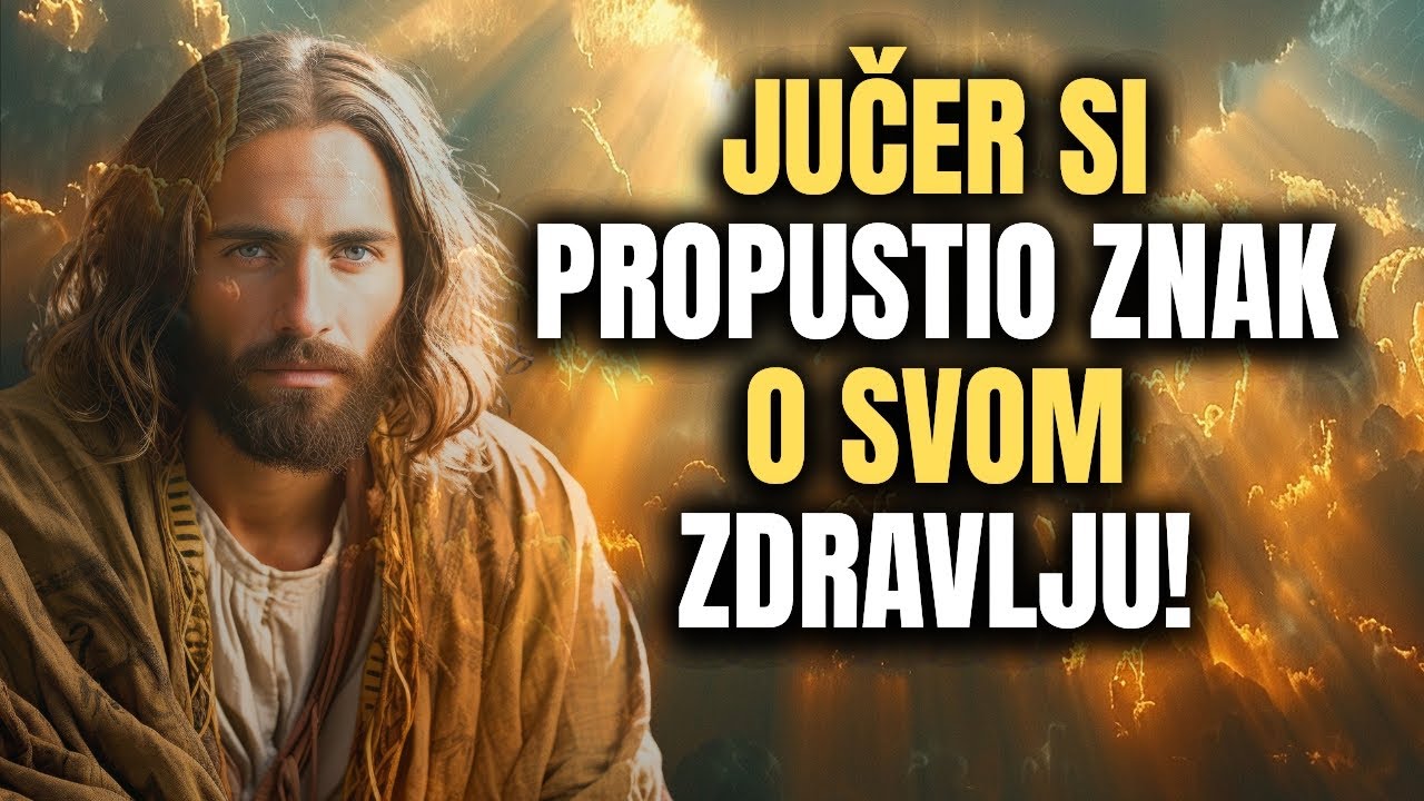 GLAS BOŽJI: OZBILJNO UPOZORENJE! OVO SE TIČE TVOG TIJELA! 👆 Poruka od Boga danas ~ Sada 👆