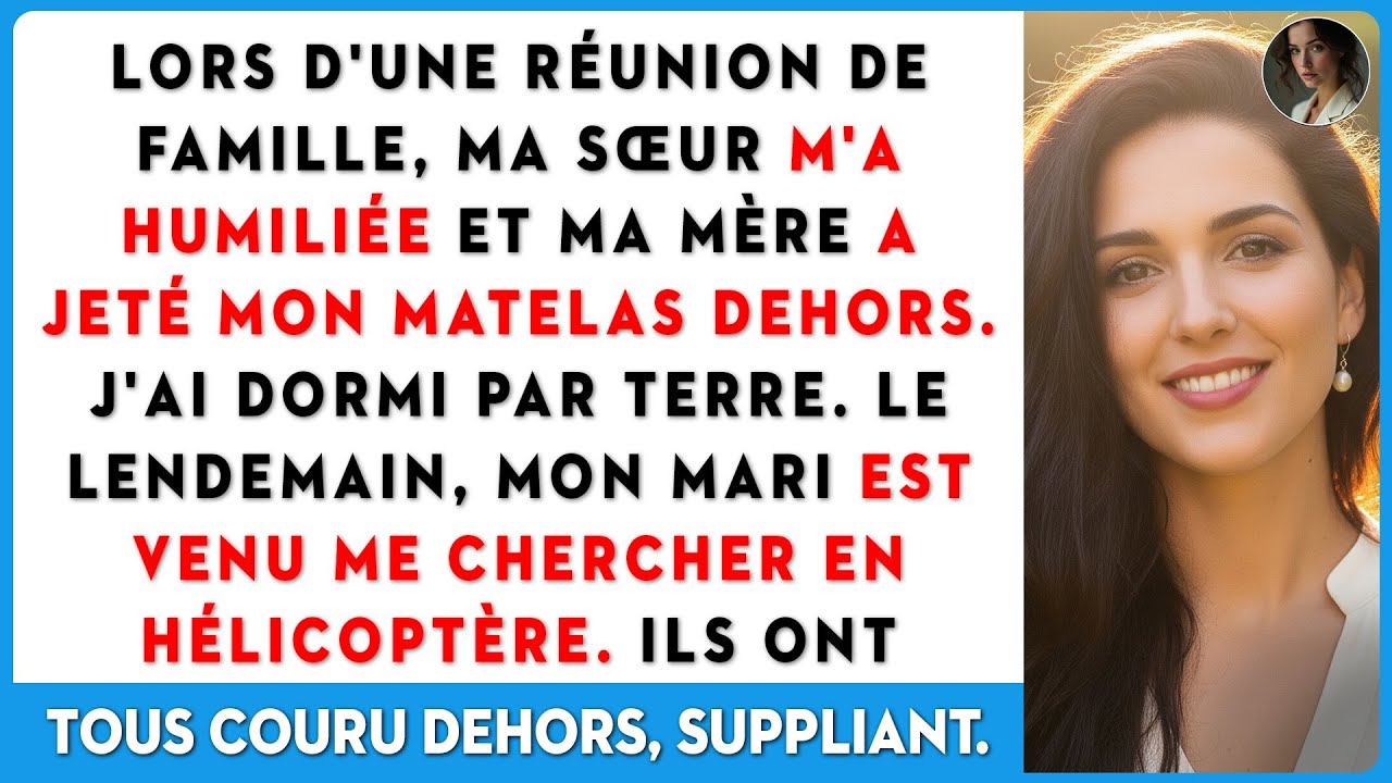 Ma famille se moquait de moi à la réunion de famille... puis mon mari est arrivé et a tout changé.