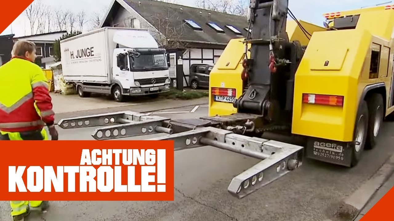 Abschleppen XXL: LKW kann nicht weiterfahren! 1/3 | Achtung Kontrolle | kabel eins