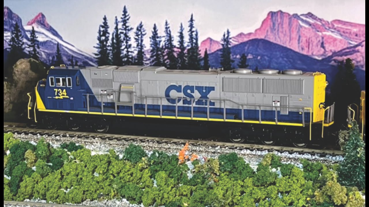 CSX RAILWAY SD70MAC HO SCALE