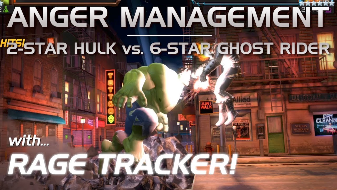 Anger Management: 2-Star Hulk vs. 6-Star Ghost Rider (w/ Rage Tracker) | Marvel Contest of Champions