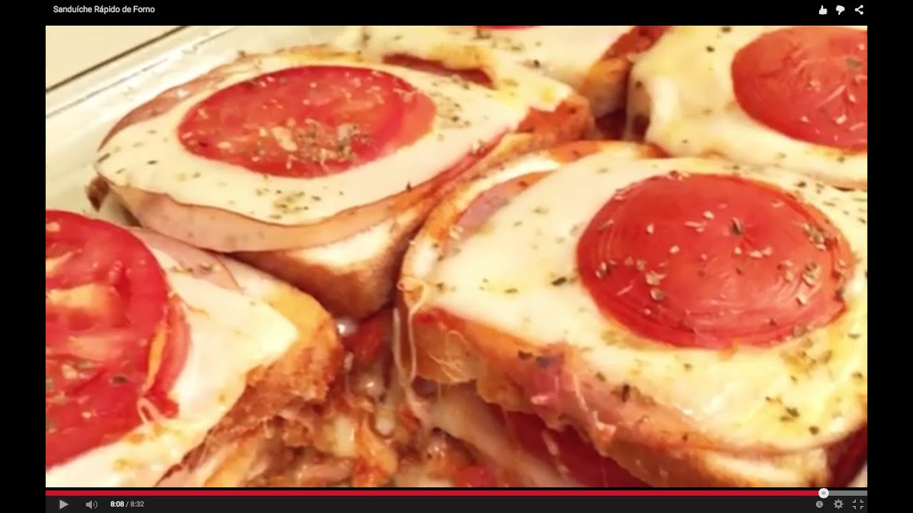 Sanduíche  Rápido de Forno