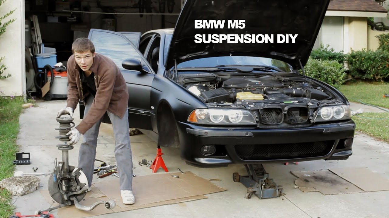 Suspension DIY Repair - BMW M5 Dinan Koni Shocks & Swaybar + PowerFlex Bushings