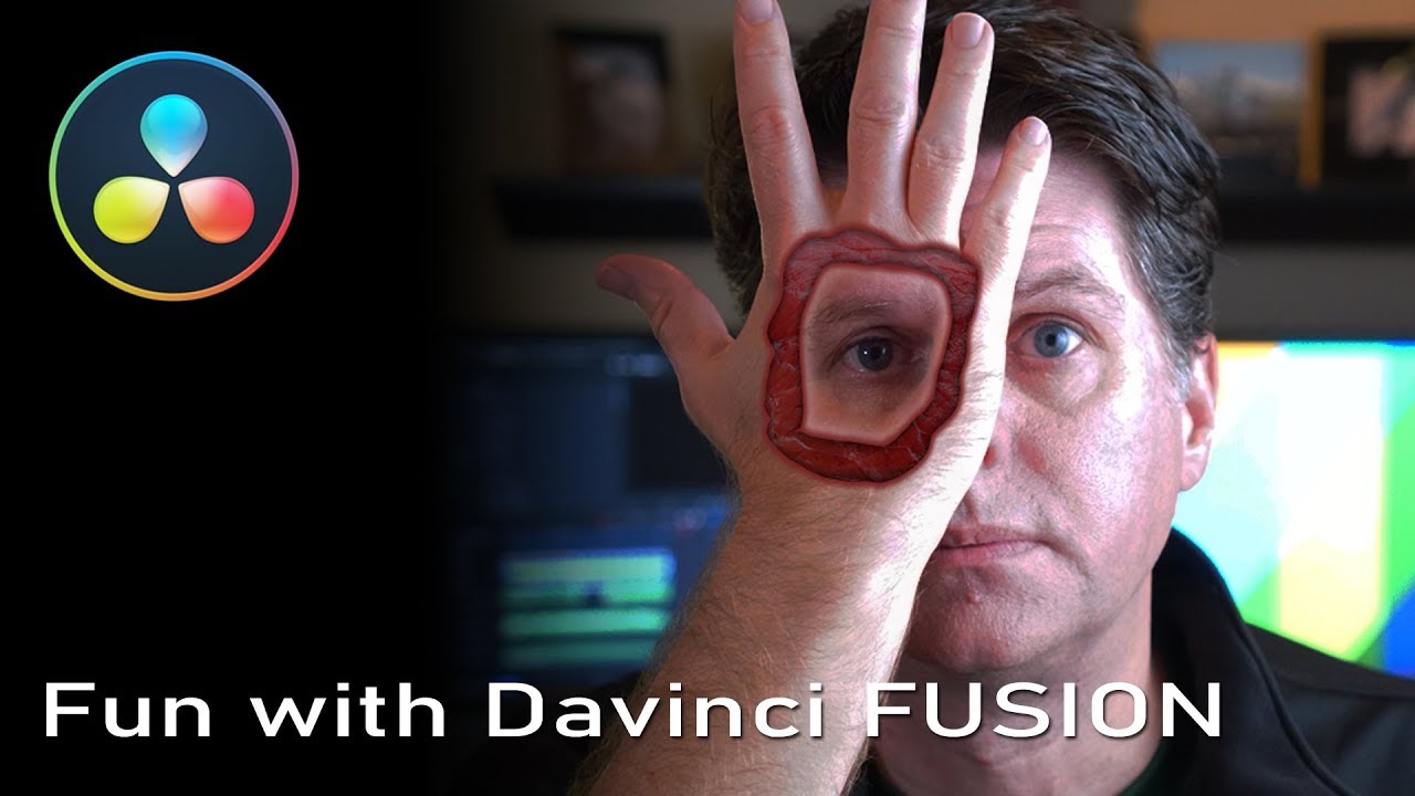 Hole IN Your Hand with Davinci Resolve / Fusion