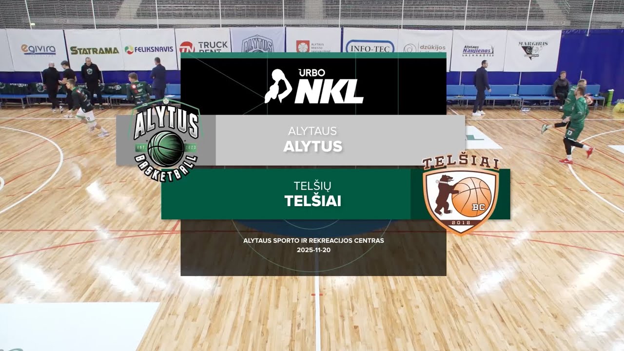 URBO-NKL apžvalga: &bdquo;Alytus&ldquo; &ndash; &bdquo;Tel&scaron;iai&ldquo; [2025-11-20]