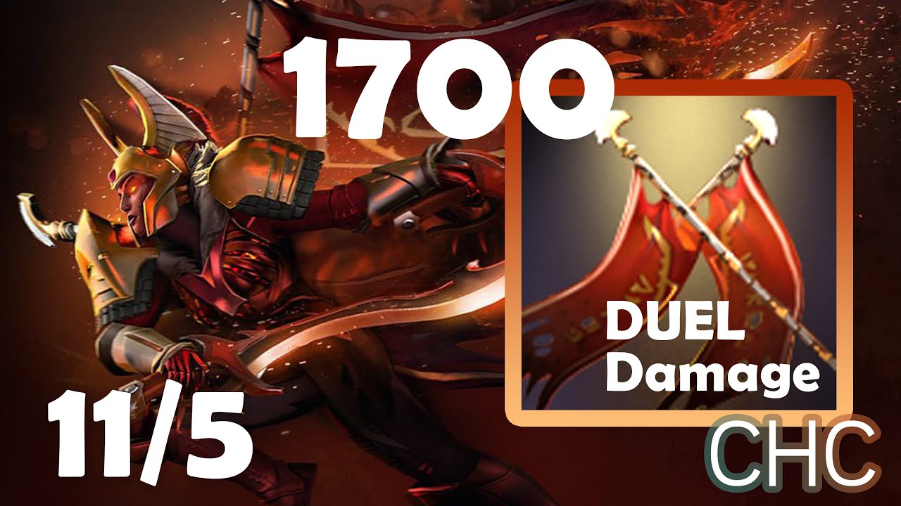LEGION COMMANDER 1700 DUEL Damage - Dota 2 Custom Hero Chaos