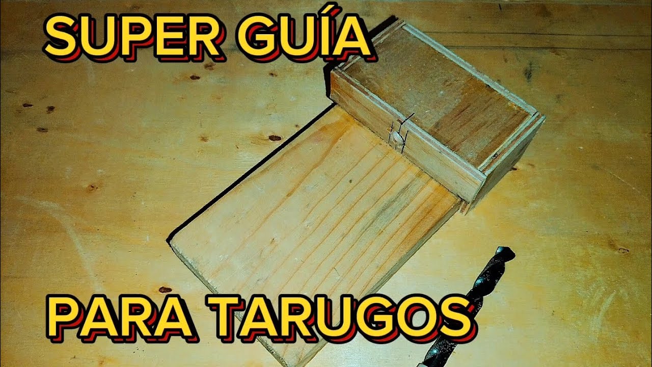Cómo hacer una guía o plantilla para tarugos de madera