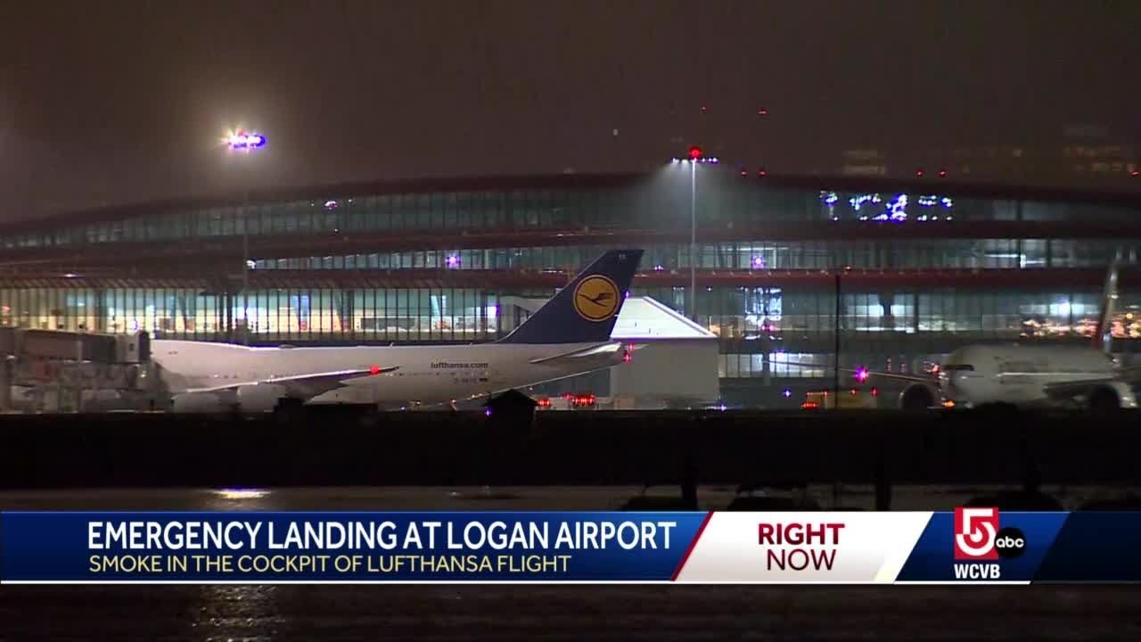 Plane makes emergency landing at Logan