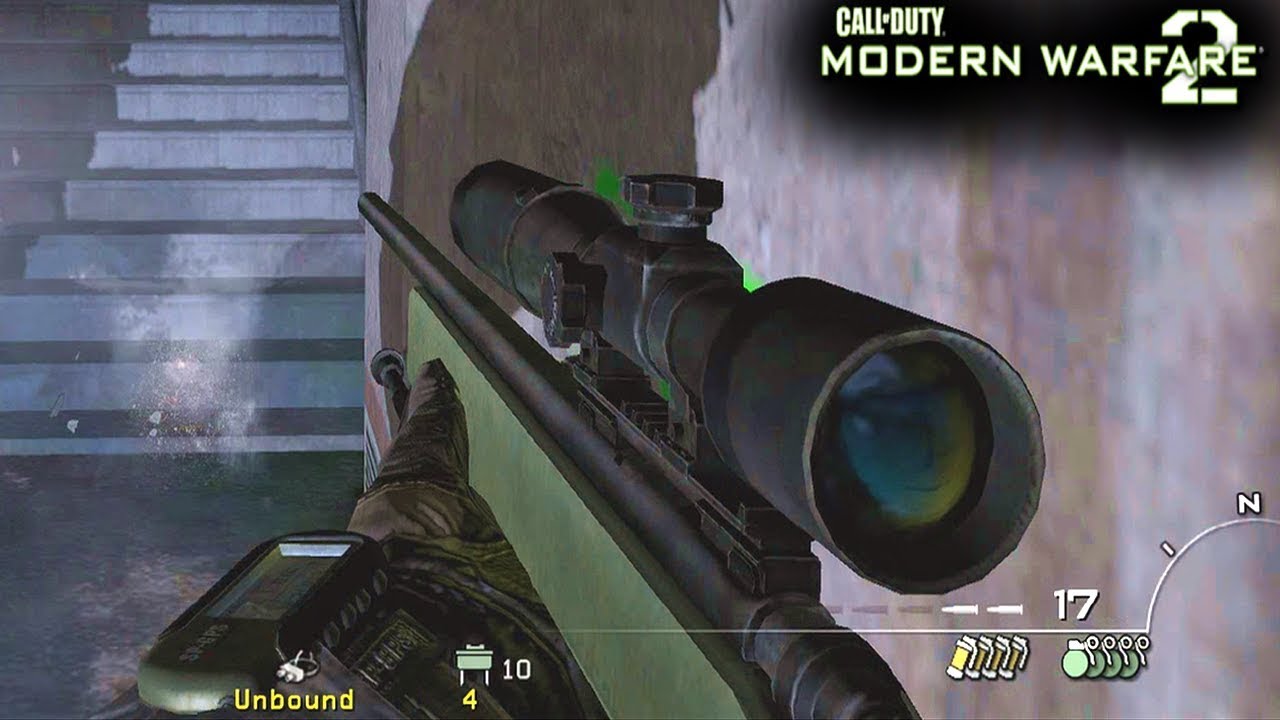 Modern Warfare 2 Gameplay - Secret M40A3 Unreleased Weapon Modern Warfare 2 Gameplay