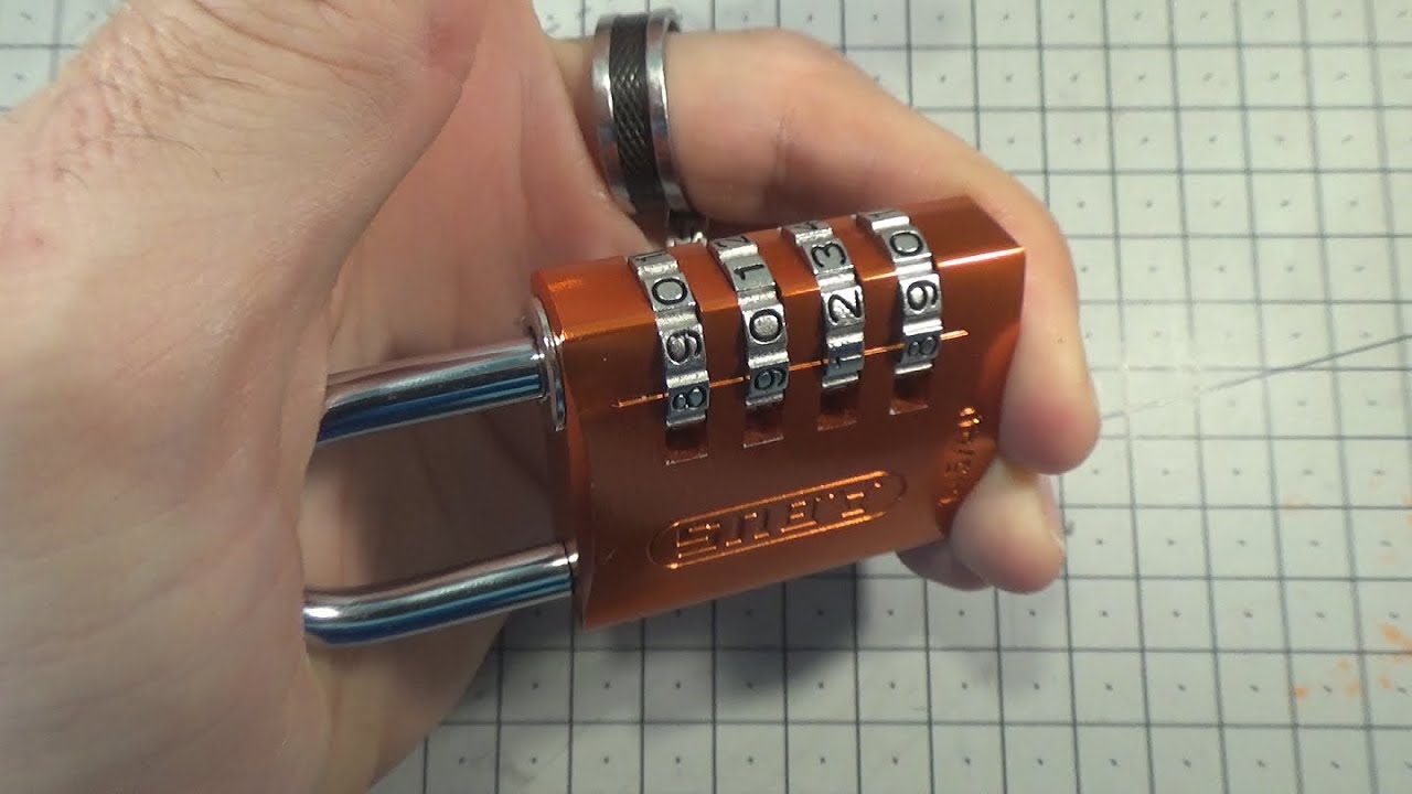 F004 TUTORIAL CÓMO DECODIFICAR UN CANDADO DE DIALES QUE ESTÁ ABIERTO eng sub
