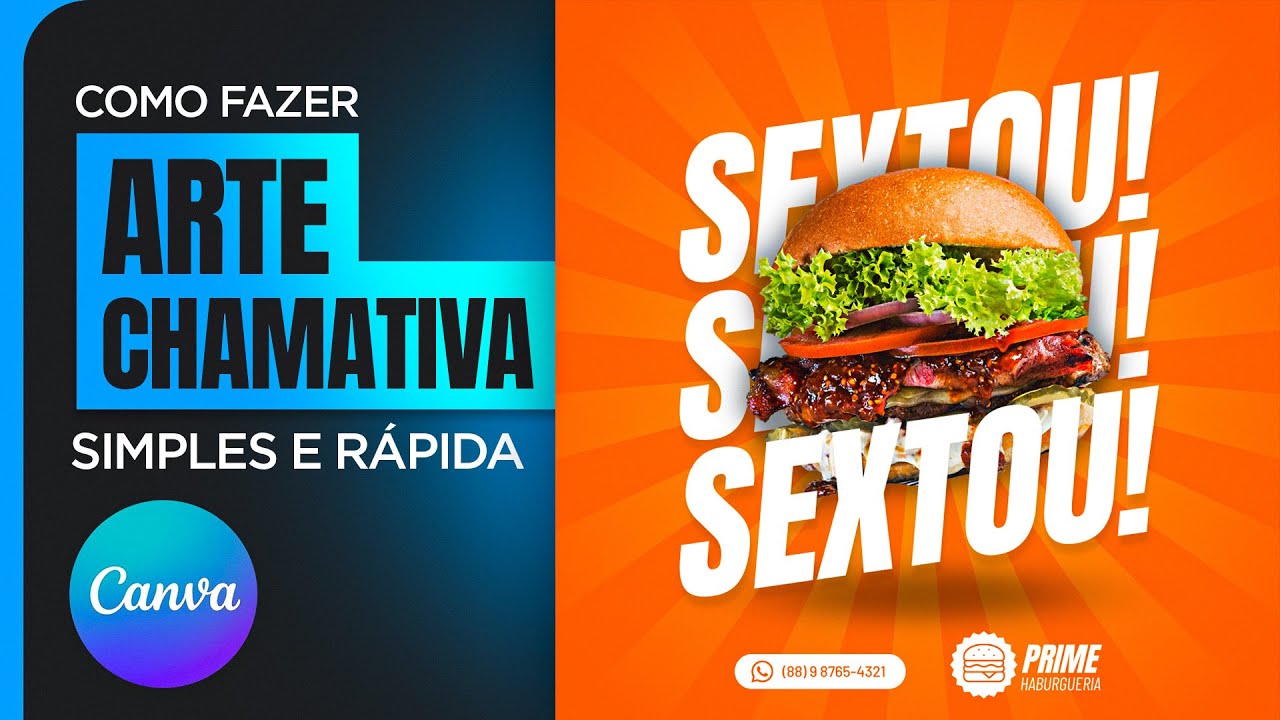 Como Fazer Arte Chamativa Rápida no Canva