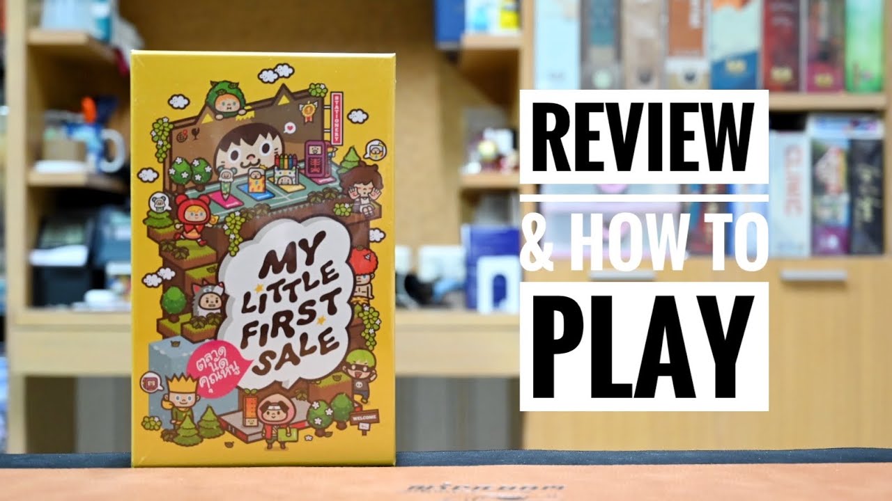 Review and How to play ตลาดนัดคุณหนู : My Little First Sale
