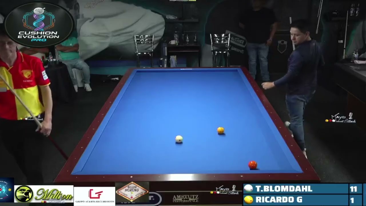 ¡MAESTRÍA MUNDIAL! 🏆 TORBJORN BLOMDAHL 🆚 RICARDO GALVÁN | BILLAR PADRINOS 🚨