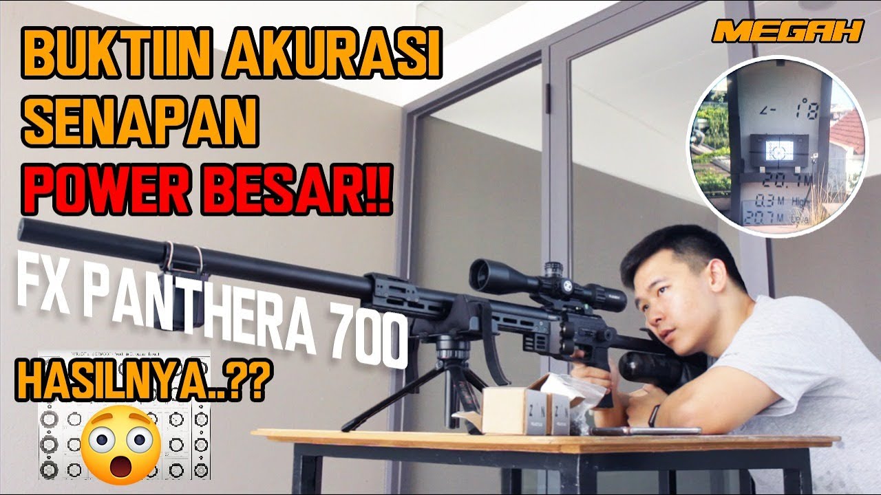 Tes Akurasi Senapan Angin PCP FX Panthera |#NgebidikAsik Bareng Megah Sports