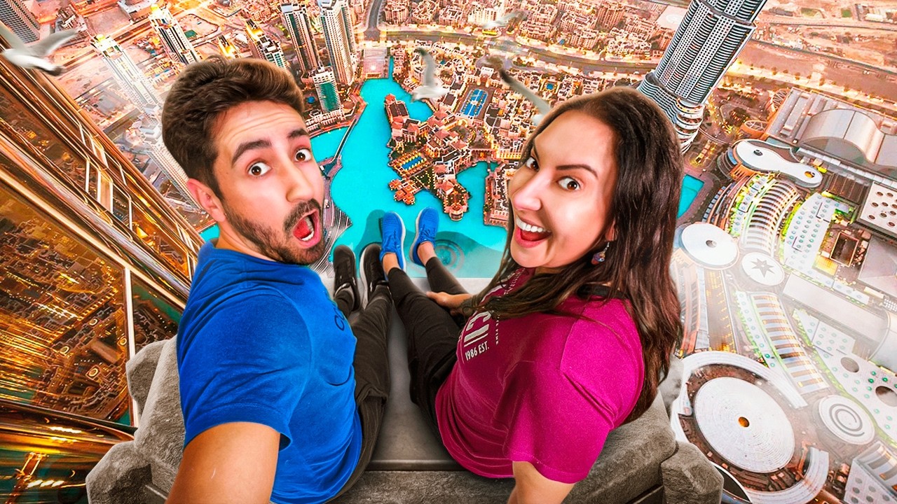 SUBIMOS O PRÉDIO MAIS ALTO DO MUNDO em Dubai