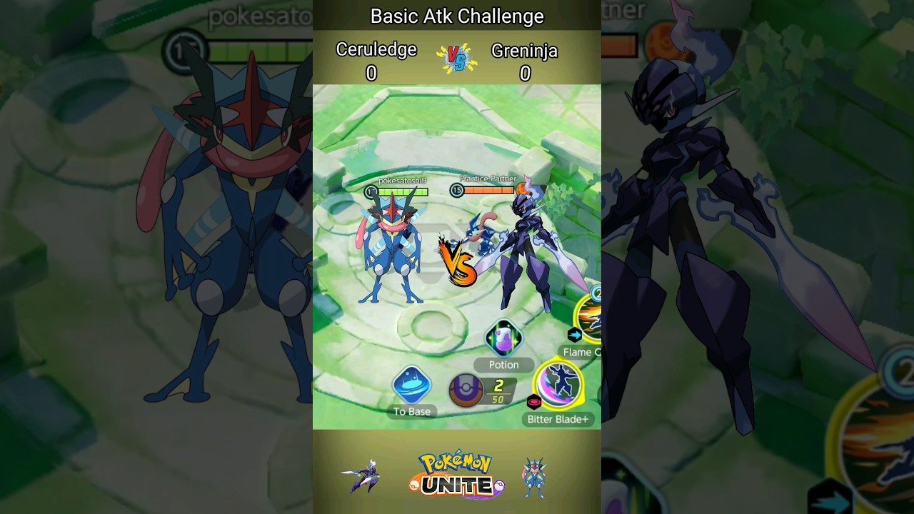Greninja V/s Ceruledge The Ultimate Master Pokemon Battle #pokemonbattle #pokemonunite