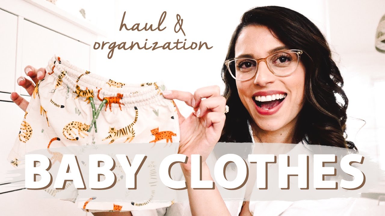 How I Organize Baby Clothes! Haul & Declutter Newborn Size