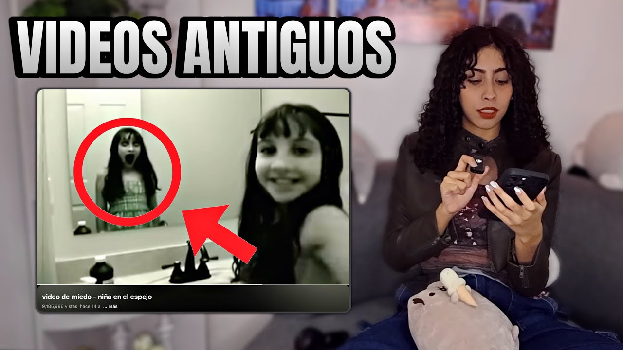 ¡￼REACCIONANDO A LOS VIDEOS DE TERROR QUE ME ASUSTARON DE PEQUEÑA! 😰