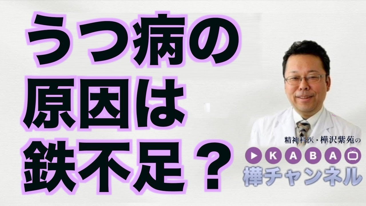 うつ病の原因は鉄不足？【精神科医・樺沢紫苑】