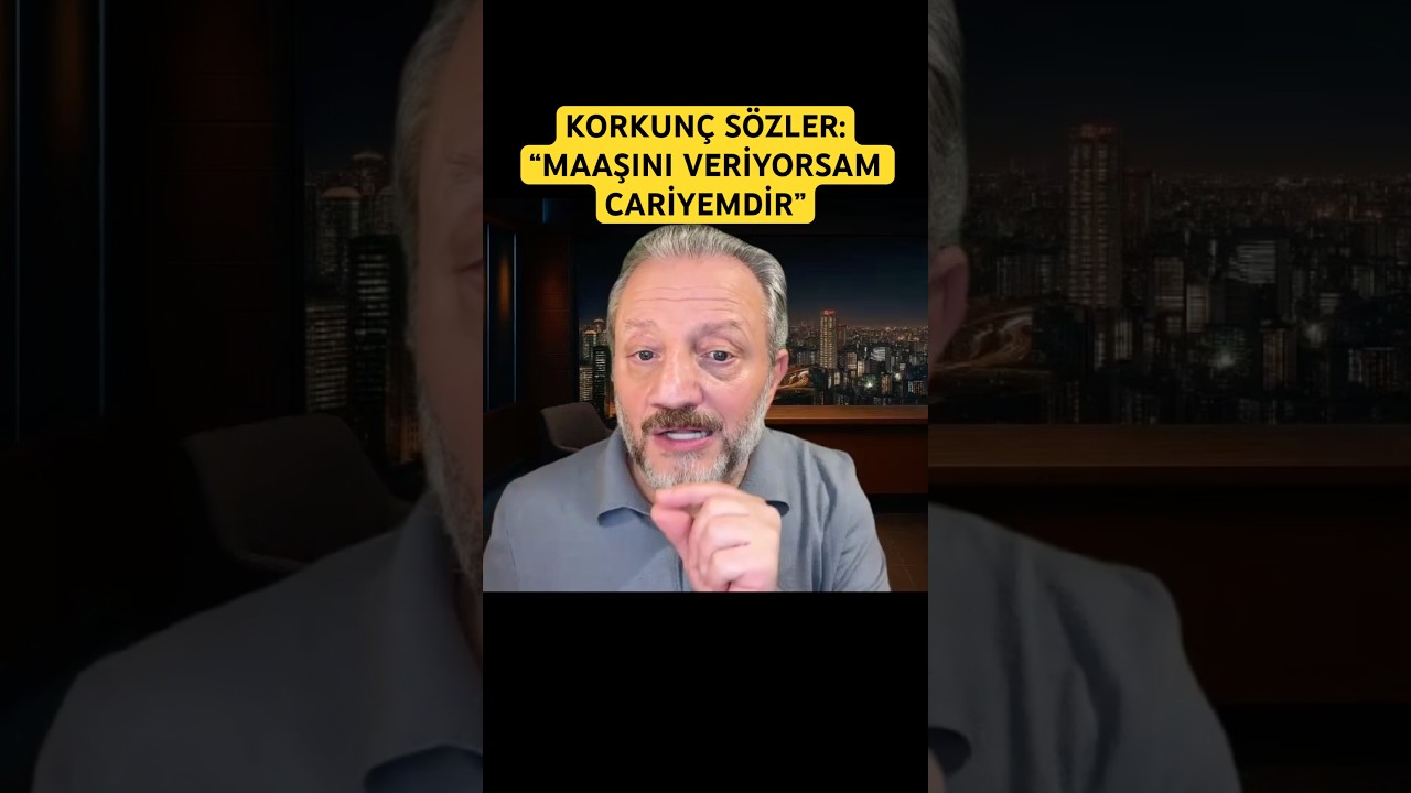 Korkun&ccedil; S&ouml;zler: Maaşını Veriyorsam Cariyemdir! @Profdribrahimozturk #Enver&Ouml;ren #Sabahattin&Ouml;nkibar