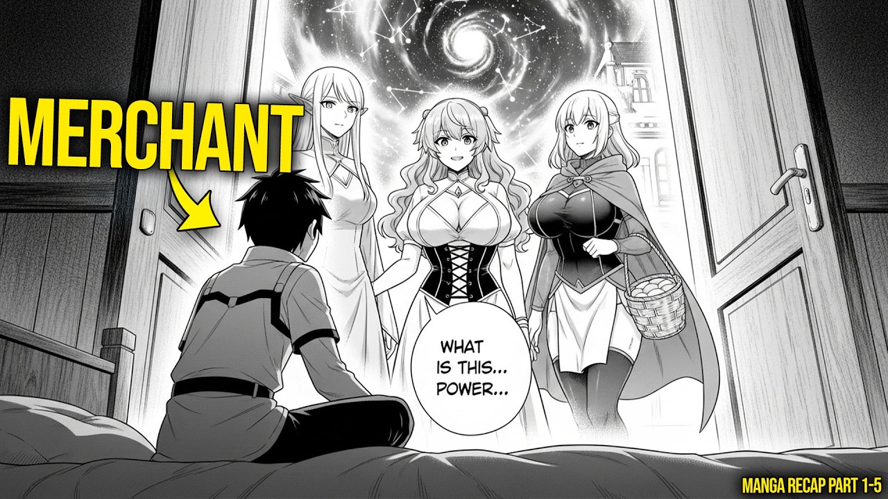 Isekai'd Merchant Travels Between Worlds Gathering Supplies & Lives A Rich Slow Life - Manga Recap