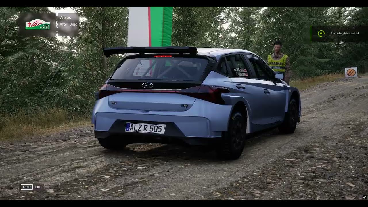 Assetto Corsa Rally i20 Wales stage