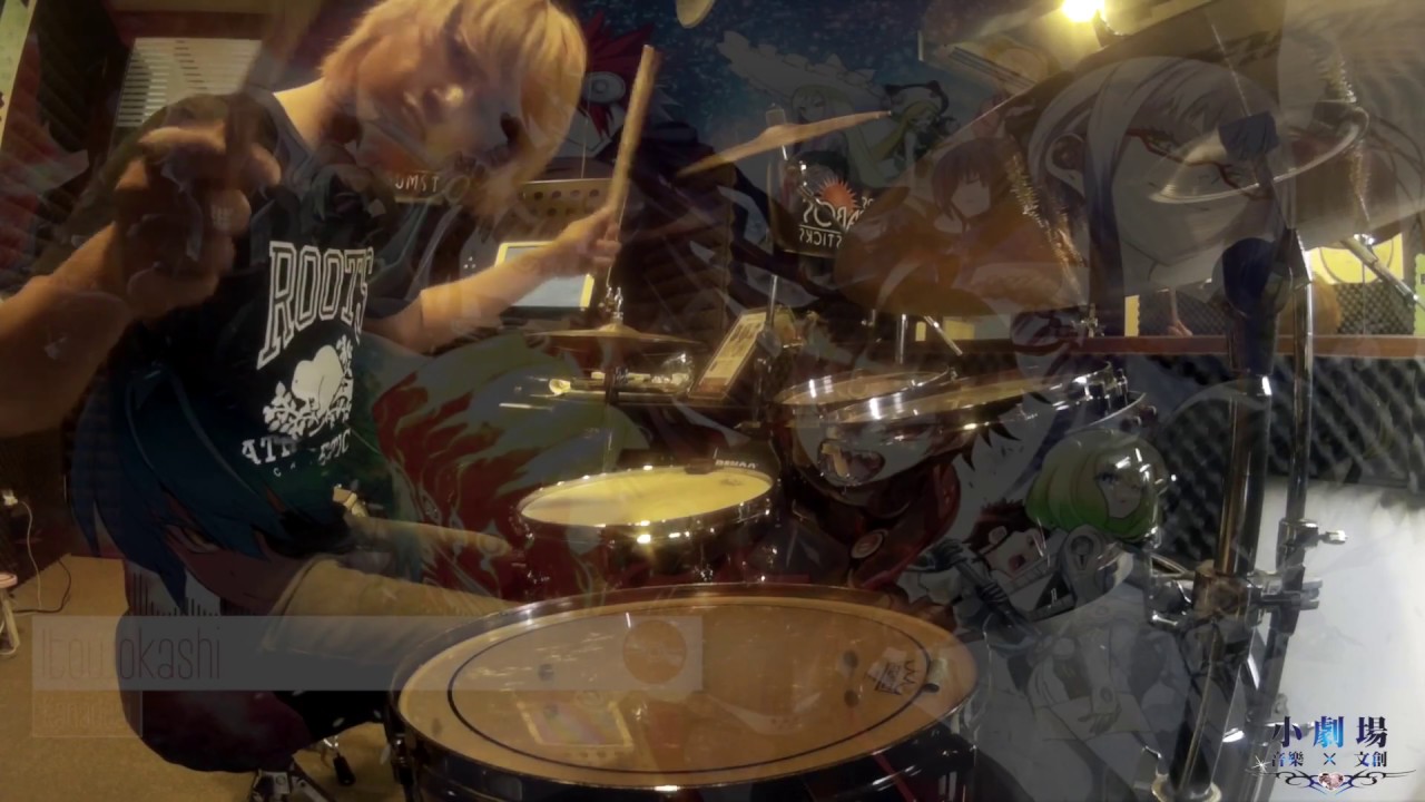 雙星陰陽師 Twin Star Exorcists OP4 - カナデアイ(Drum Cover)