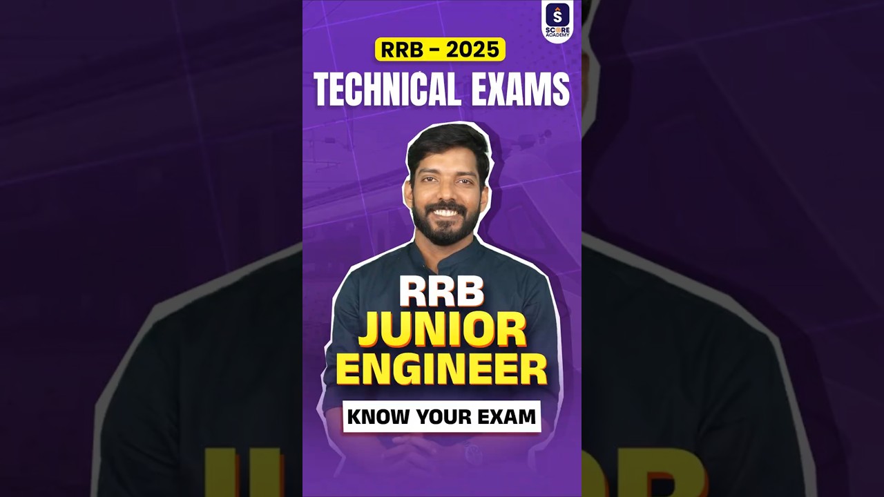 RRB JE 2025 | RRB Junior Engineer  Electrical Electronics | SCORE #rrbje #rrbjeelectrical #rrbjeexam