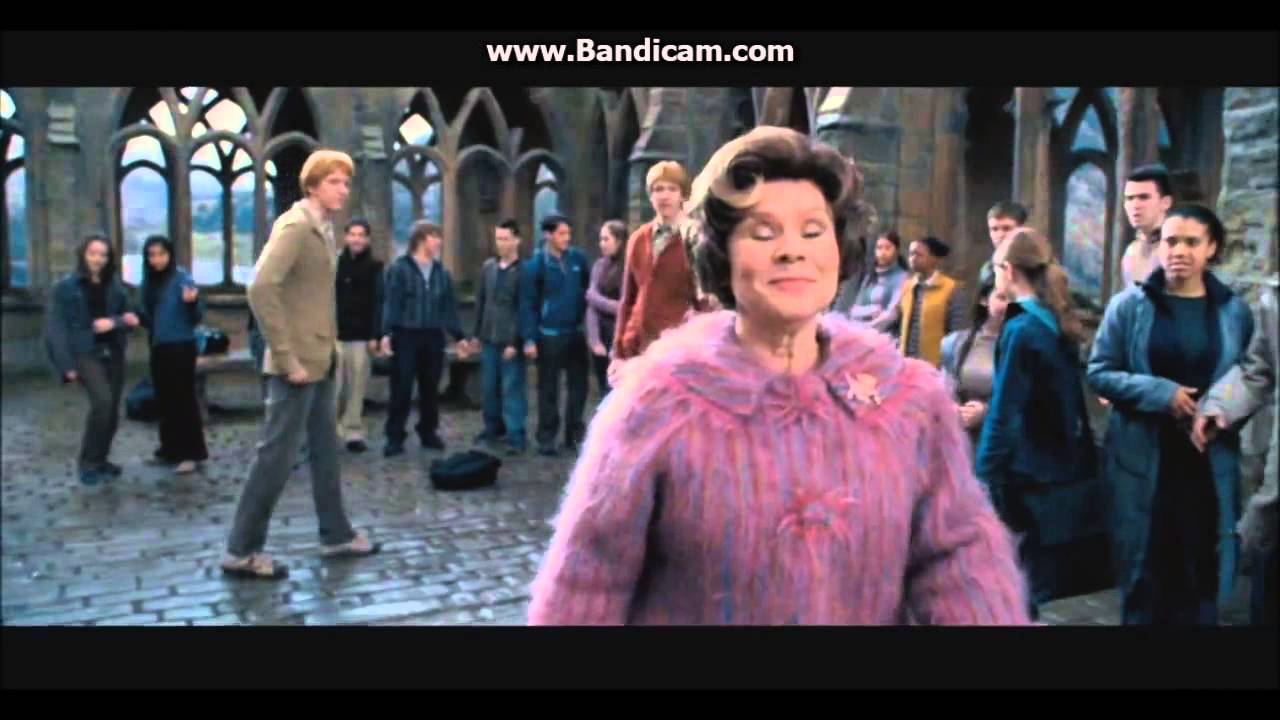 Harry Potter and the Order of the Phoenix   Funny Umbridge scene YouTube