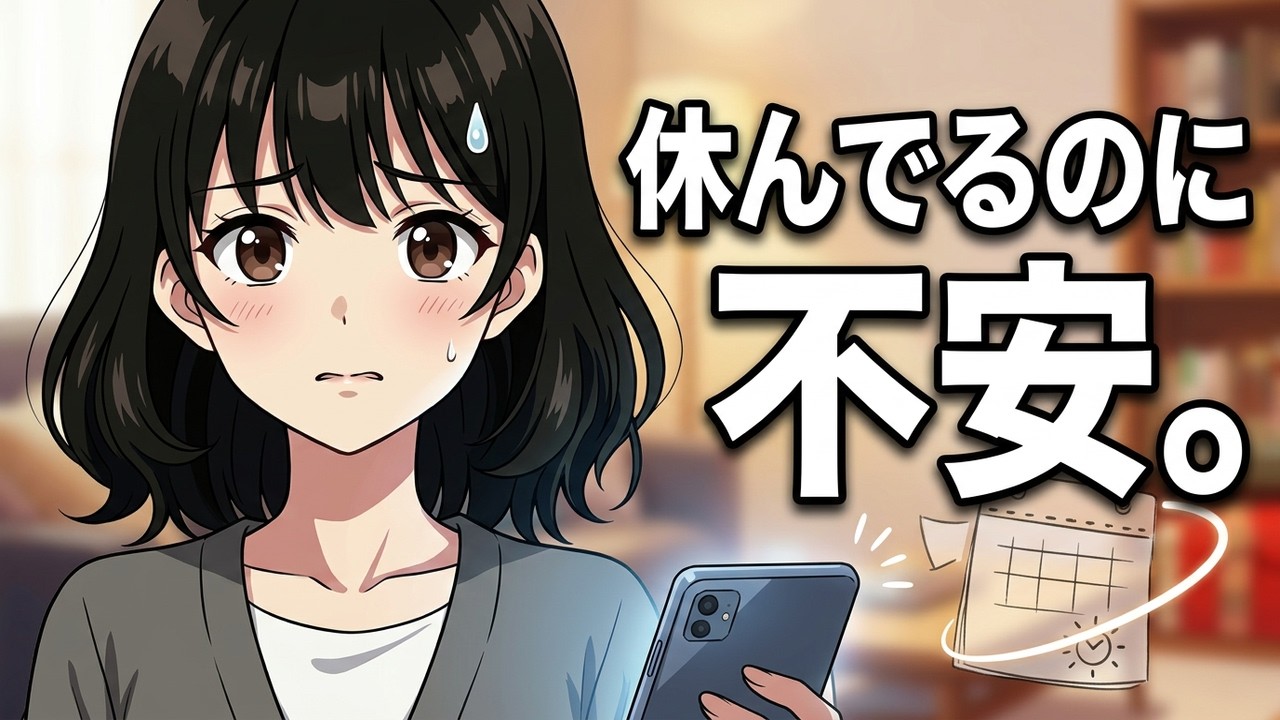 休日に落ち着けない人の共通点 | 生産性オバケの呪い
