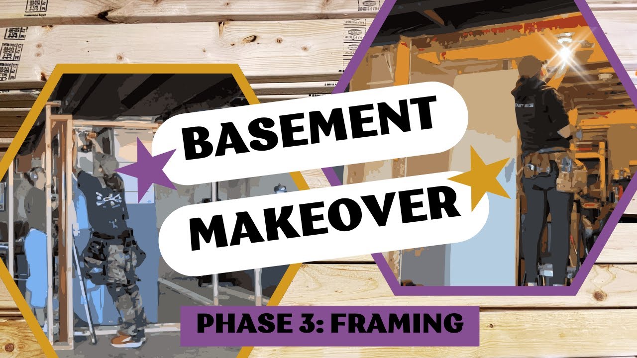 Basement Makeover - Framing and Lighting and Painting, Oh My!