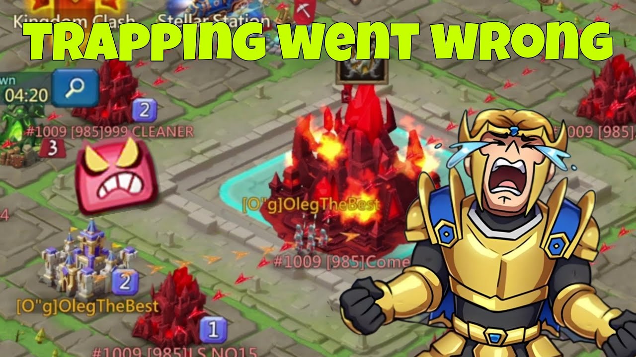 Lords Mobile - This KVK pissed me off. Whole trapping went wrong. I hate this familiar...