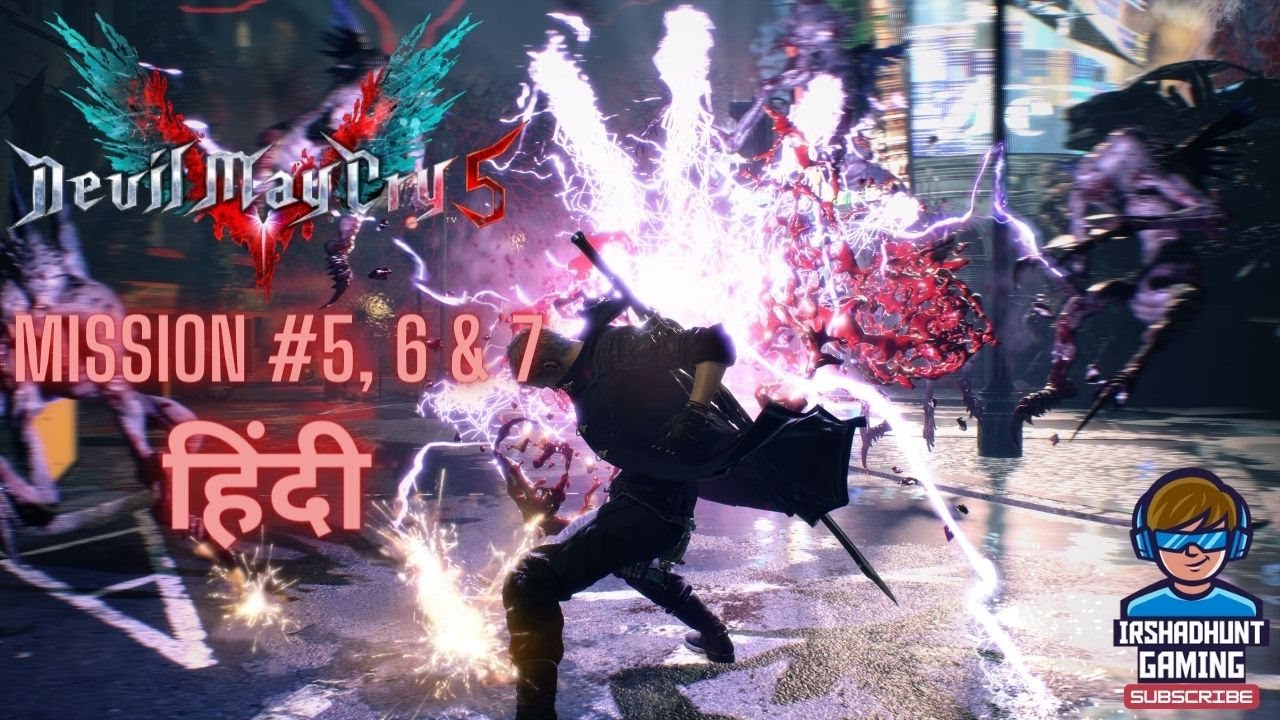 Nero Kisi Se Kam Hai Ke DMC 5 Mission#5,6&7 PC Gameplay HINDI(1080p60FPS)#devilmaycry5#hindigameplay