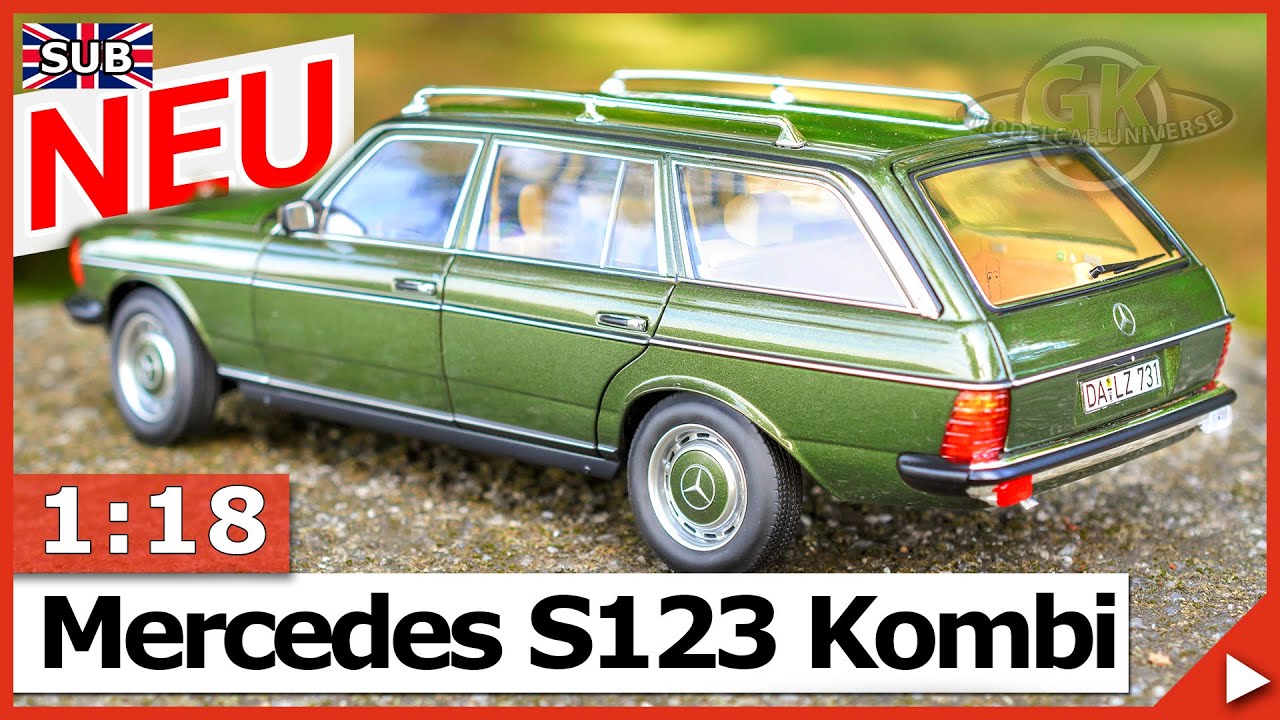 1:18 Norev Mercedes-Benz 200 T (S123) 1982 - Der erste Lifestyle Kombi | Modellauto Review