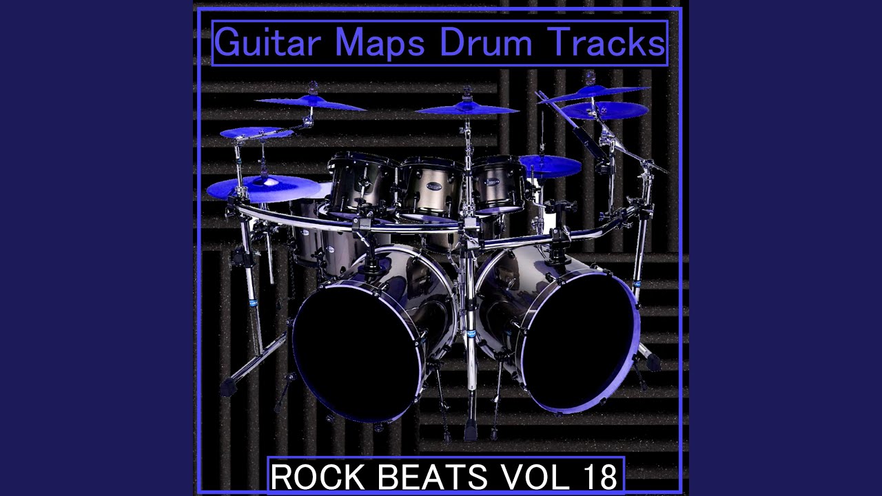 Drive Rock Drum Track 120 BPM Drum Beat for Bass Guitar