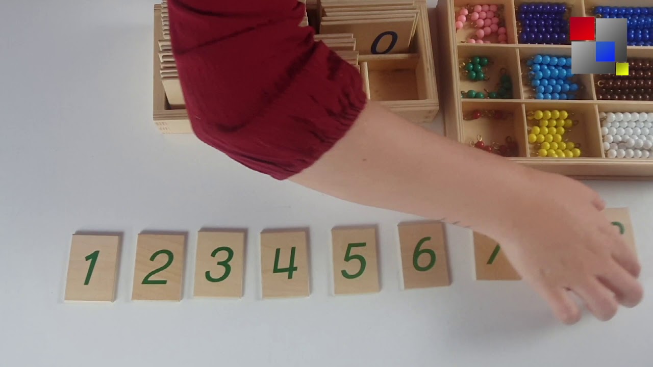 Caja de bastones del Decanomio | Los Garabatos de Montessori
